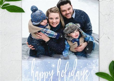 Printable Family Photo DIY Christmas Cards, cute holiday card ...