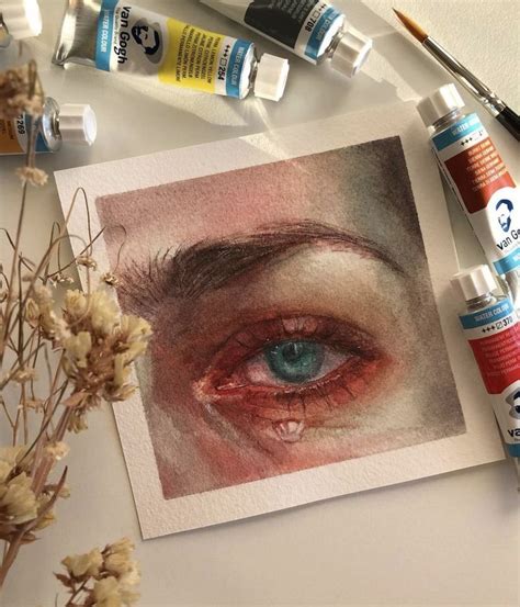 Pin By Tatiane Vidal On Watercolour Eye Painting Amazing Art