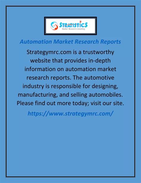 Ppt Automation Market Research Reports Powerpoint Presentation Free