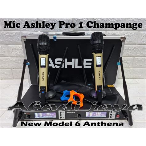 Jual Mic Ashley Pro 1 Champange Ashley Pro1 Free Koper 6 Anthena