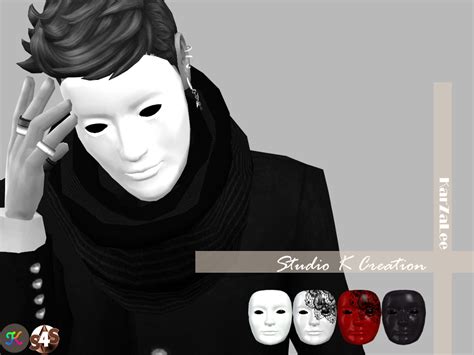 Sims 4 CC's - The Best: Anonymous Mask by Karzalee