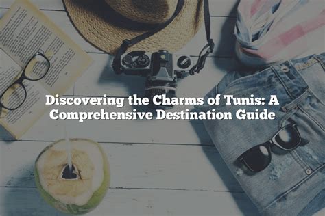 Discovering The Charms Of Tunis A Comprehensive Destination Guide