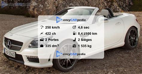 Mercedes SLK 55 AMG R172 Fiches Techniques 2011 2016 Performances