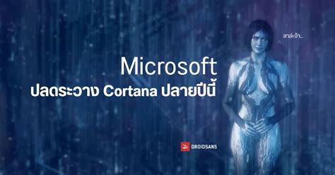 Microsoft เตรียมปลดระวาง Cortana ออกจาก Windows 10 11 ปลายปีนี้ หันมาใช้ Copilot แทน Droidsans