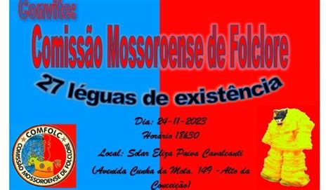 A Comiss O Mossoroense De Folclore Far Evento Para Comemorar Seu