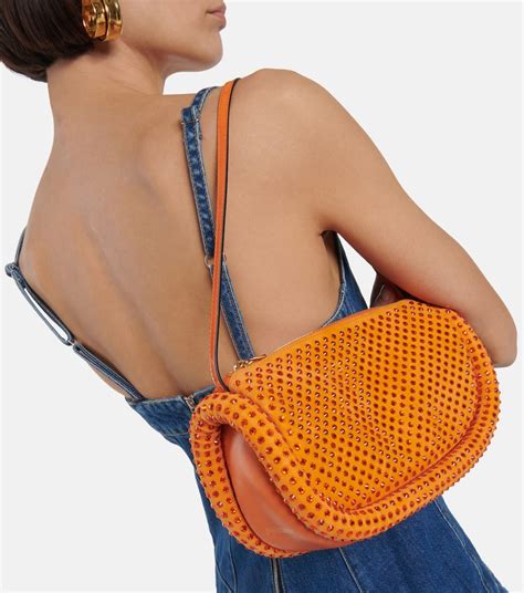 Bumper Suede Shoulder Bag In Orange Jw Anderson Mytheresa