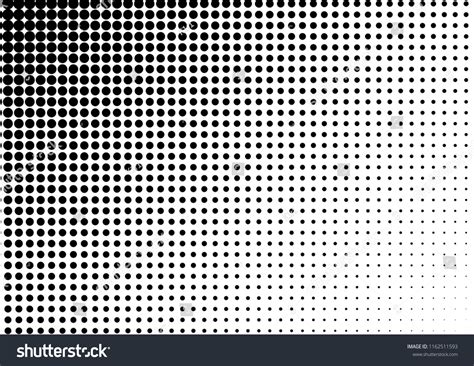 Monochrome Dots Background Modern Backdrop Distressed Stock Vector