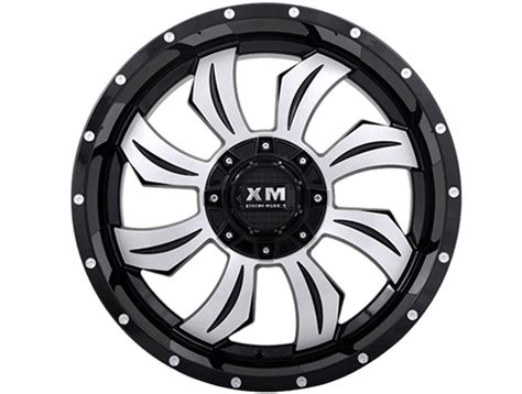 Xm Offroad Machined Gloss Black Xm 323 Wheels Rugged Ridge