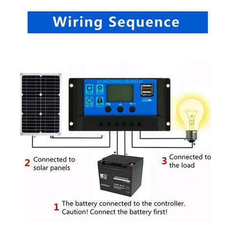 태양 전지 패널 키트 완전 컨트롤러 5v 12v 안전 충전 2 Usb 포트 태양 에너지 충전기 홈 캠핑 전화 자동차 요트