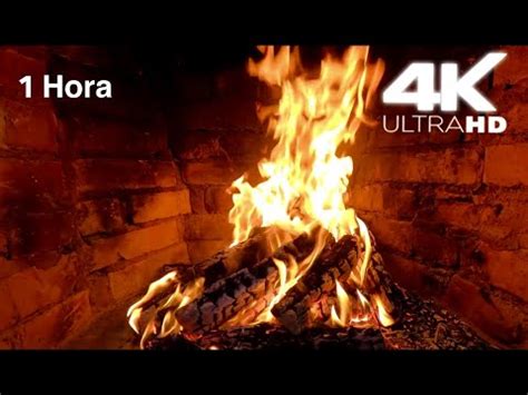 Hora De Fuego De Le A Relajante En Chimenea En K Youtube