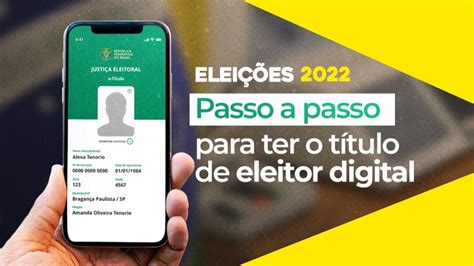 Eleições 2024 Como CADASTRAR o E TÍTULO TÍTULO DE ELEITOR DIGITAL