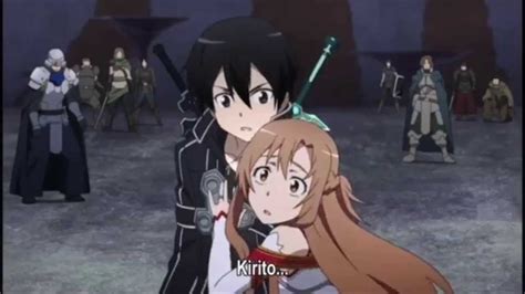 Sword Art Online Kirito Vs Heathcliff Full Fight HD YouTube