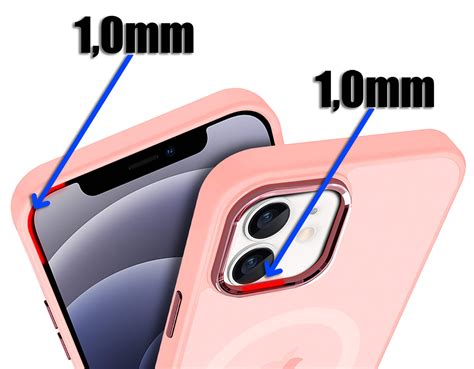 etui do iphone 11 magsafe matowe różowe szkło