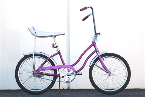 Schwinn Fair Lady Violet April 1969 Vintage Girls Bike Purple FQII