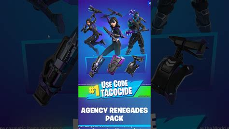 Agency Renegades Pack In Todays Fortnite Item Shop Youtube