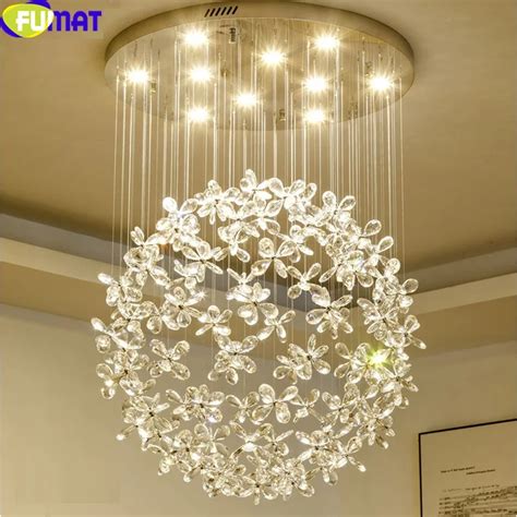 Fumat Crystal Clear K Plafond Lampen Bloem Bal Stairway Moderne Villa