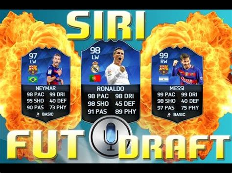 Siri Fut Draft Siri Li Ha Saltati Tutti Youtube