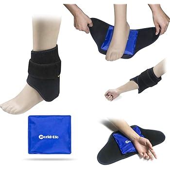 Newgoankle Ice Pack Wrap Reusable Hot Cold Compress Gel Pack For