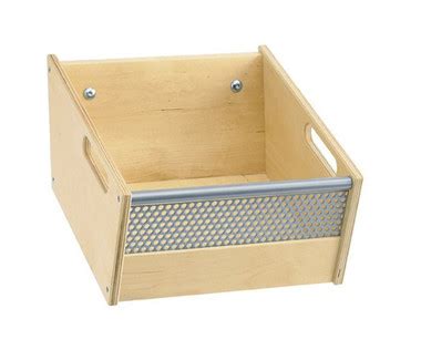 perforated wall panel hanging box wmetal front