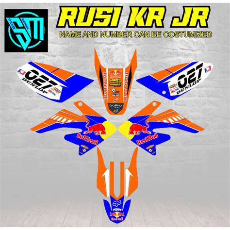 Rusi Kr Jr Full Body Decals Shopee Philippines