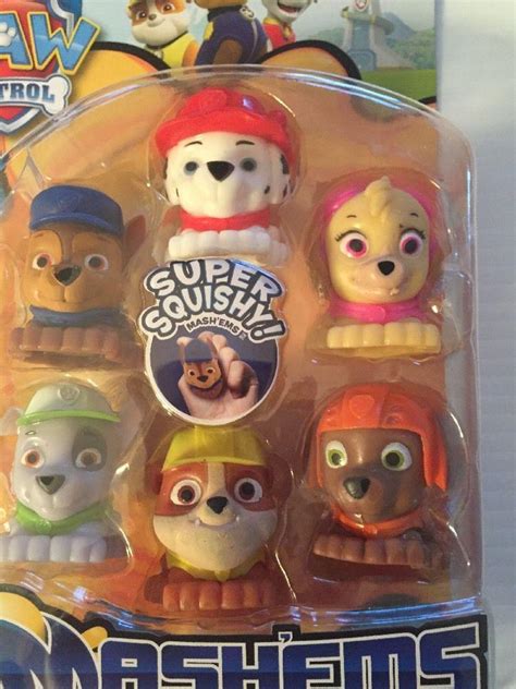 Paw Patrol Mashems Full Set Of 6 Super Squishy 1845430553