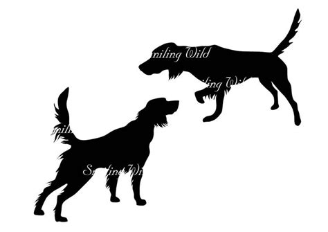 Irish setter silhouette svg clipart cut out file irish setter printable instant download dog ...