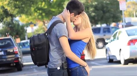 Kissing Prank Extreme Hot Girl Staring Contest Prank Invasion 2018 Youtube