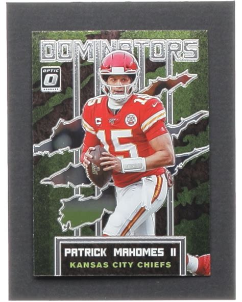 Patrick Mahomes Ii 2020 Donruss Optic Dominators 1 Pristine Auction