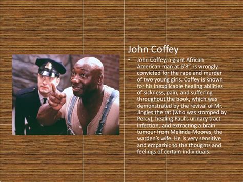 PPT - The Green Mile: Coffey on the Mile (Vol. 6) Stephen King PowerPoint Presentation - ID:2322385