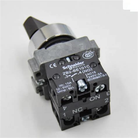 XB2BD45C Rotary Select Selector Switch NO NC 2 Positions Momentary