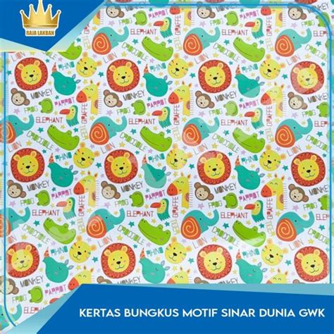 Jual Kertas Kado SIDU Kertas Bungkus Motif SINAR DUNIA GWK Shopee