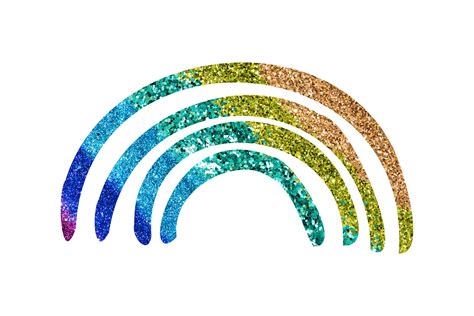 Glitter Rainbow Png 11934248 Png