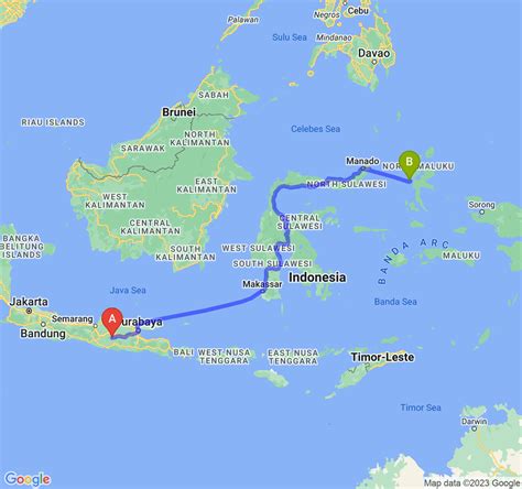 Ini Jarak Dan Estimasi Lama Perjalanan Kab Magetan Kota Ternate