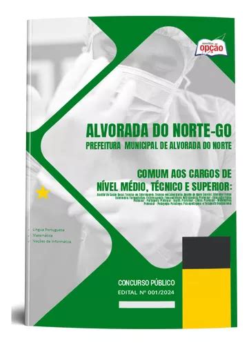 Apostila Alvorada Do Norte Go 2024 Comum Aos Cargos De Nível Médio