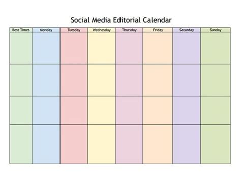 Social Media Planning Calendar Template 8 Sample social Media Calendar ...