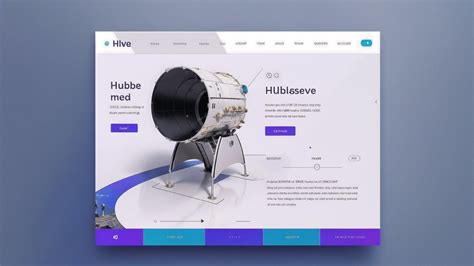 Hubble Futuristic UI UX Styl Image Created By TZ Tensor Art