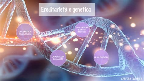 Ereditarietà e genetica by Carmela Carfora