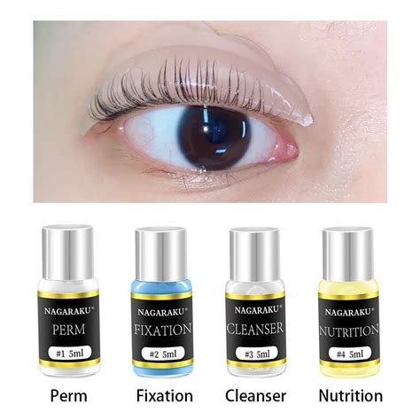 Kit Lash Lifting Lift Nagaraku E Brown Lamination Para C Lios E