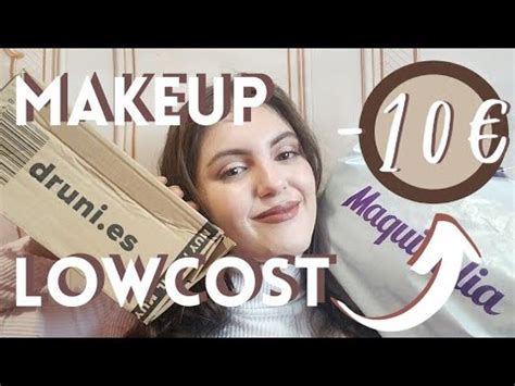 HAUL Compras MAQUILLALIA Y DRUNI Maquillaje LOW COST Haulmaquillaje