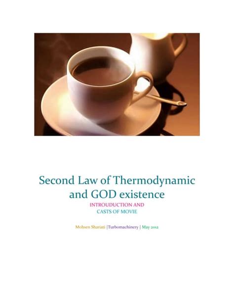 Second Law Of Thermodynamic Pdf