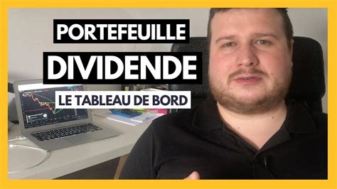 Portefeuille Dividendes Le Tableau De Bord Youtube