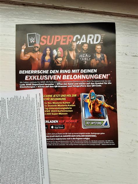 Wwe K Rey Mysterio Supercard Qr Code Vb In Duisburg F R