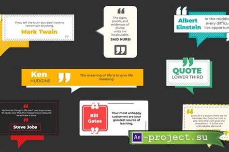 Videohive Quotes Titles Project For After Effects