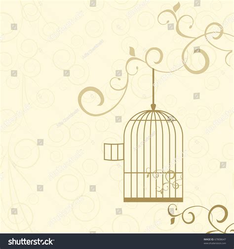 Open Golden Cage Images Stock Photos Vectors Shutterstock