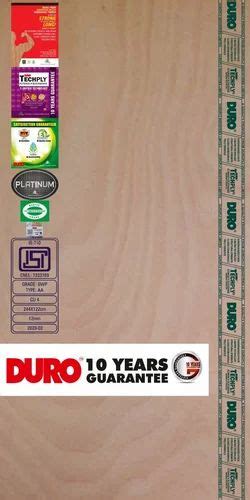 Brown Duro Techply Plywood Grade Bwp Size X At Best Price