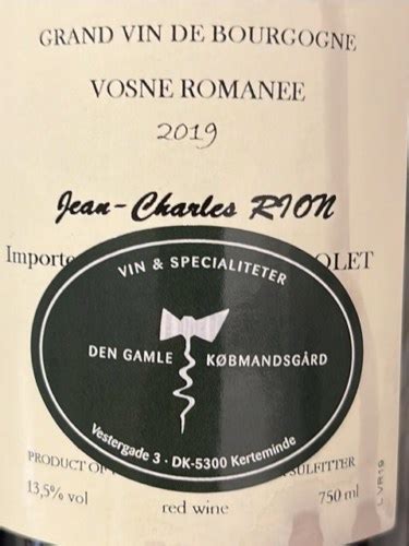 Domaine Jean Charles Rion Vosne Romanée Vivino US