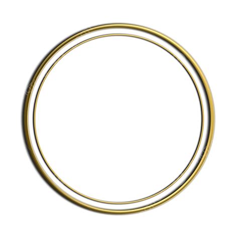 3d Gold Circle Circle Gold Gold Circle PNG Transparent Clipart Image