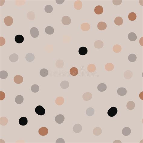 Neutral Polka Dots Pattern Illustration Stock Vector Illustration Of Neutral Pattern 2007090