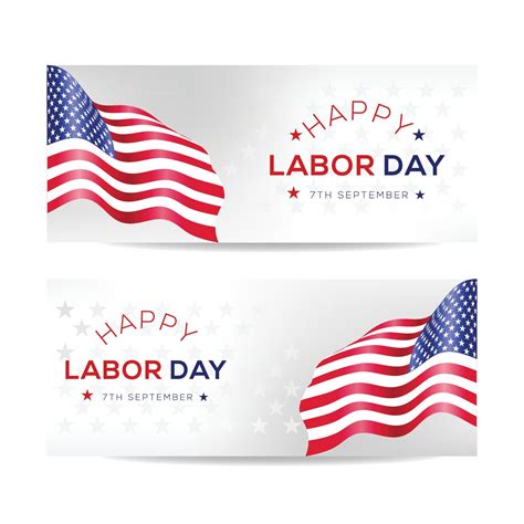 Happy Labor Day Banner Design 7005541 Vector Art at Vecteezy