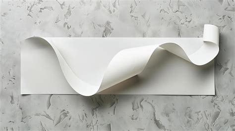 Premium Photo Intricate Paper Sculpture With Curved Wavelike Form